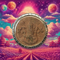 Amulette double face 2001 – Luang Phor Sothorn et Phra Pikanet – Luang Phor Foo (Wat Bang Samak) La Magie du Bouddha.