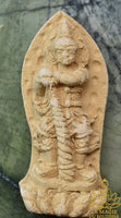 Incense powder figurine of the guardian demon Tao Wessuwan with green temple seal