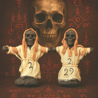 Statuettes du gardien fantôme Yod Praï Chao Sua - Vénérable Ajarn Sor Prakham. La Magie du Bouddha.