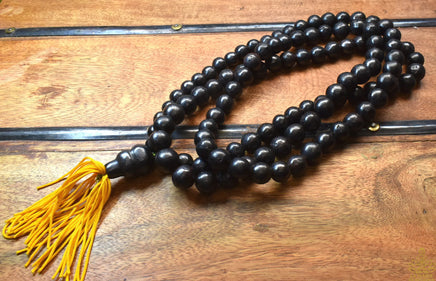 Grand chapelet look phrakham en Kod Lek Lai (hématite rituelle ancienne) – Lignée Wat Tham Faed La Magie du Bouddha.