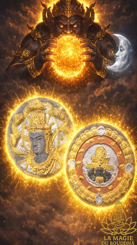 Grande amulette Jatukham Rammathep Rachandham - Vénérable Luang Phor Nui du Wat Mahatat La Magie du Bouddha.