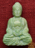 Jade Buddha figurine consecrated by the Venerable Lersi Tafai