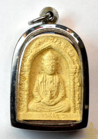 Amulette chinoise de Guan Yin – Bodhisattva de la Compassion avec mantra Om Mani Padme Hum
