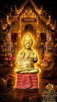 Rare amulette Khuman Thong du Très Vénérable Phra Ajarn Yem (série limitée 2010) La Magie du Bouddha.