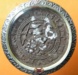 Amulette Thaï du Bouddha protecteur Phra Pidta et du dieu singe Hanuman - Wat Bawon Niwet.