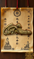 Thai Palat Khik Amulet with Brass Monkey