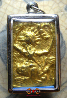 Amulette dorée de Hanuman - Wat Kositharam (Temple du Très Vénérable LP Guay). La Magie du Bouddha.