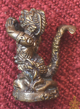 🐒 Amulette Matschanu en métal alchimique – Série « Augmenter richesse & bonheur » de LP Hong La Magie du Bouddha.