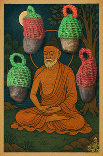 Hin Dakder Mahaniyom – Fossiles sacrés de larve de papillon La Magie du Bouddha.