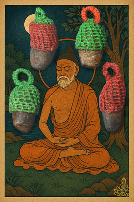 Hin Dakder Mahaniyom – Fossiles sacrés de larve de papillon