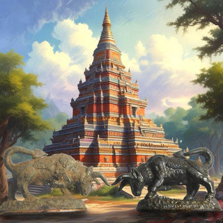Puissante amulette Hua Tanoo (Run Jakkapat Naraï) du Très Vénérable LP Kallong. La Magie du Bouddha.
