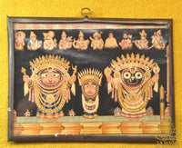 Cadres Hindouistes Jagannath, Chromolithographies Originales Odisha - Années 70 La Magie du Bouddha.