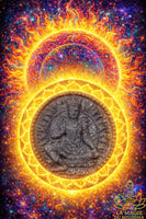 Grande amulette Jatukham Rammathep Roon Phor Sang Hai Luk Rauy Talod Kan - Vénérable Phrakru Thammathon Thammanoon Thammasoto du Wat Khao Kun La Magie du Bouddha.