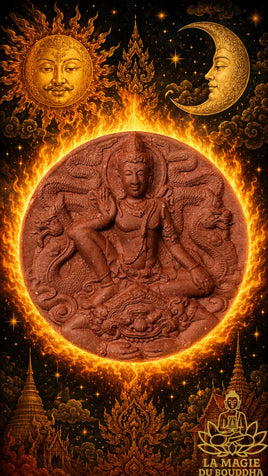 Grande amulette Tewarat Phothisat Jatukham Rammathep – Wat Don Kratai Thong La Magie du Bouddha.