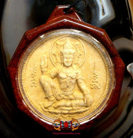 Grande amulette Jatukham Rammathep et Phra Pikanet - Wat Phra Mahatat.