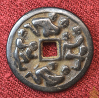 🧧 Jeton ancien de maison close chinoise – Amulette d’amour en bronze (début XIXe siècle) La Magie du Bouddha.