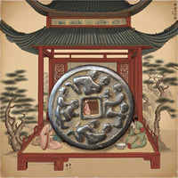 🧧 Jeton ancien de maison close chinoise – Amulette d’amour en bronze (début XIXe siècle) La Magie du Bouddha.