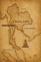 Grand chapelet look phrakham en Kod Lek Lai (hématite rituelle ancienne) – Lignée Wat Tham Faed La Magie du Bouddha.