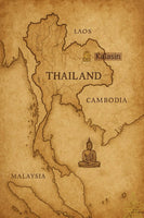 Amulette protectrice Bia Gae Roon Patithan Plik Shivit - Très Vénérable Luang Phor Mahasilla du Wat Po Sri Saat La Magie du Bouddha.