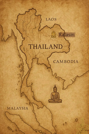 Amulette protectrice Bia Gae Roon Patithan Plik Shivit - Très Vénérable Luang Phor Mahasilla du Wat Po Sri Saat La Magie du Bouddha.