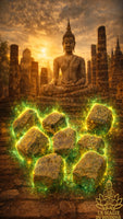 ✨ Pierres sacrées Khao Tok Phra Ruang – Lot de 3 pierres de protection et fertilité La Magie du Bouddha.