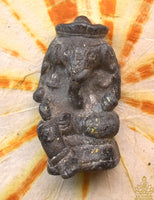 🕉 Ancient Cambodian amulet of the three-headed elephant god Ganesh