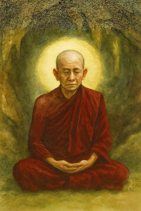 Rian Pim Phrok Boddhi – Médaille bénie par Kruba Boonchum (Wat Santi Wanaram, Chiang Saen) La Magie du Bouddha.