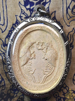 Large Salika-Kru amulet – Kruba Krissana (Wat Pah Mahawan, Nakhon Ratchasima)