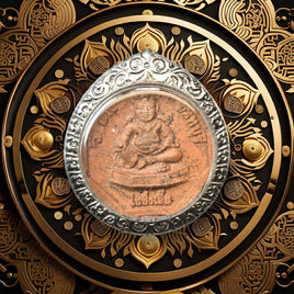 Amulette de Kubéra (Chokchai) – Triple Harmonie astrologique (Serpent, Coq, Bœuf) – Thaïlande