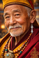 Boucle d’oreille Dorje en métal argenté pour pratiquant tantrique tibétain La Magie du Bouddha.