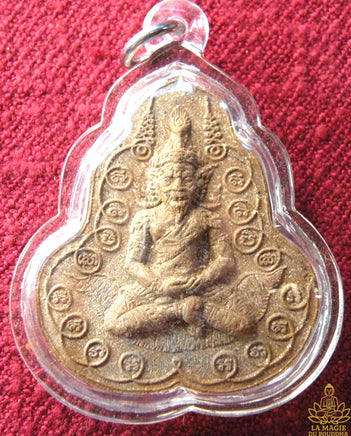 Amulette Thai Phor-Poo Lersi Singha Saming Praï (Run Jakkaphat Narai) - Très Vénérable LP Kallong. La Magie du Bouddha.