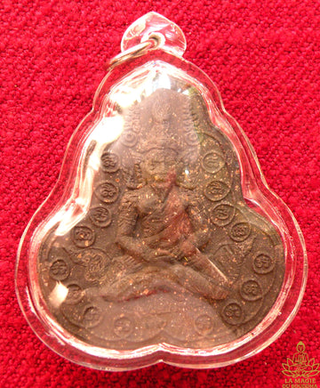Amulette Thai Phor-Poo Lersi Singha Saming Praï (Run Jakkaphat Narai) - Très Vénérable LP Kallong. La Magie du Bouddha.