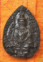 Lersi Amulet in Black Resin of Sacred Plants – Venerable Luang Phor Phromma of Wat Hin Panang Koi