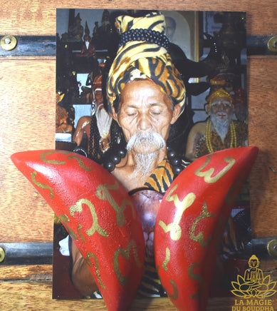 🧧 Blocs divinatoires Bwei en bois - Très Vénérable Lersi Po Kassem La Magie du Bouddha.