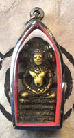 Amulette en bronze Phra Naphok – Consacrée par le vénérable Lersi Sompit (2010)