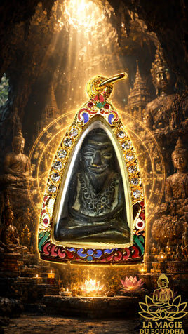 Amulette Lersi alchimique - Wat Khao Daeng Tawan Tok (Temple de Ajarn Jek Thidtathammo) La Magie du Bouddha.