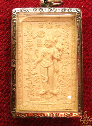 Grande amulette de Guan Yin et Lokeshwor - Vénérable Ajarn Mom. La Magie du Bouddha.