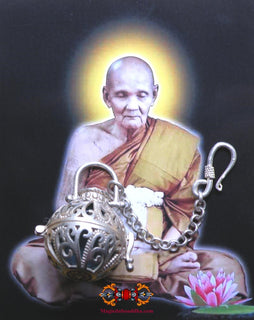 Bille sacrée de méditation Look Geow Samadhi du Wat Sakai (Temple du Très Vénérable LP Dooh). La Magie du Bouddha.