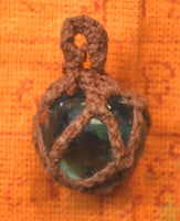Rare sacred Look Geow marble consecrated by the very venerable Luang Phor Lersi Lingdam of Wat Thasung