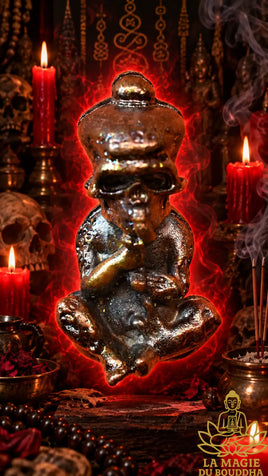 Amulet Look Krogue Praï Thong in Mekkapat – Venerable Luang Phor Sangk of Wat Thung Salika Yaï