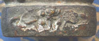 Statue sacrée de Phra Upakut en bronze sarmlit (Wat Parungsee) + Amulette Phra Phong Kradum Thong La Magie du Bouddha.