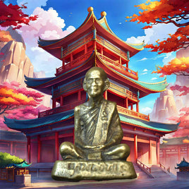 Roop Lor amulet of Venerable Luang Phor Bok of Wat Noen Phrom.