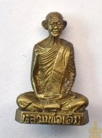 Statuette vintage Luang Phor Chaem – Wat Chalong (fin années 70 – début 80) La Magie du Bouddha.