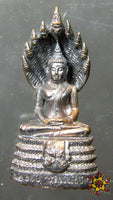 Amulette alchimique du Bouddha sous le Roi des Nâgas Phra Naphrok - Très Vénérable LP Chan.