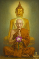 Grande amulette Roop Lor du vénérable Luang Phor Chuen – Édition du 85ᵉ anniversaire (Wat Nai Prap, 2007)