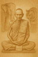 Rare ancienne amulette de Luang Phor Doem (1860–1951) – Wat Nong Pho (Nakhon Sawan)