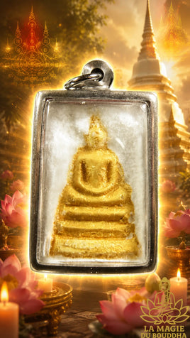 Amulette miraculeuse Phra Somdej - Très Vénérable LP Dooh. La Magie du Bouddha.