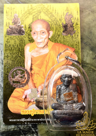 🌟 Amulette portrait Roop Lor (1ère édition) - Très Vénérable Luang Phor Kallong du Wat Khao Lem La Magie du Bouddha.