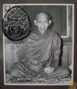 Rare et puissante amulette Phra Rahu Om Suriya - Très Vénérable LP Kassem Khémako.