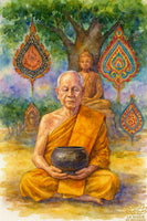 Précieuse amulette dorée Phra Kling Visakha Buccha – Luang Phor Khon (1992, Wat Chaiyaphruek Mala Ratchaworawihan)
